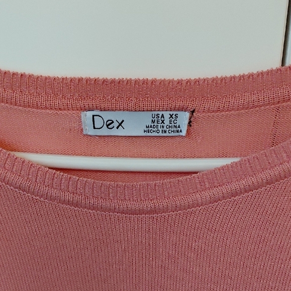 Dex Pink Crew Neck Sweater - Picture 2 of 5
